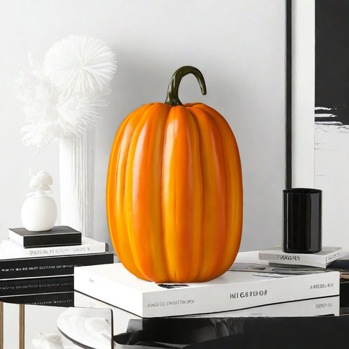 Decorative pumpkin figure as autumn probe Bowlift