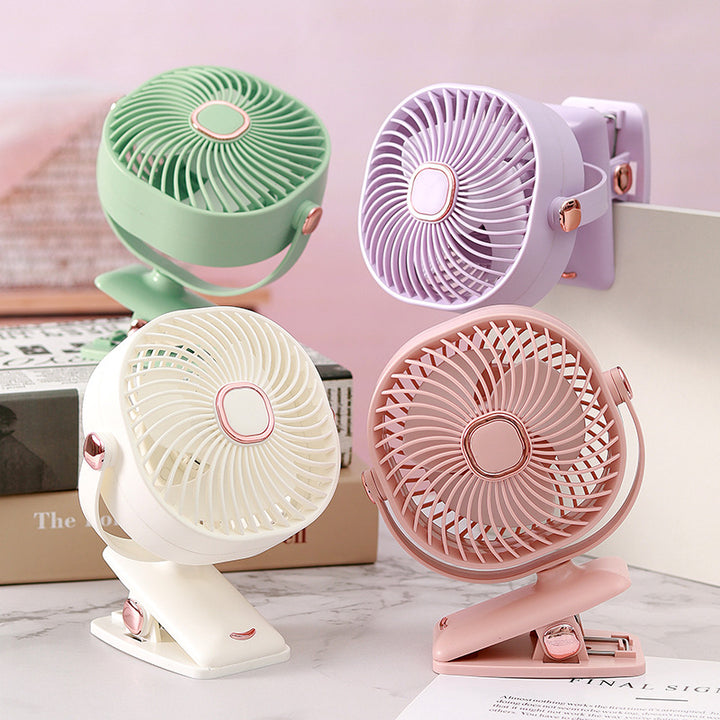 Adjustable Tilt-Head Desk Fan Bowlift