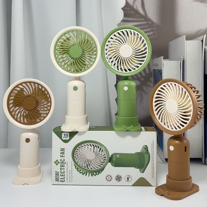 Ladies Portable Table Fan with Ergonomic Design and Adjustable Tilt Function Bowlift