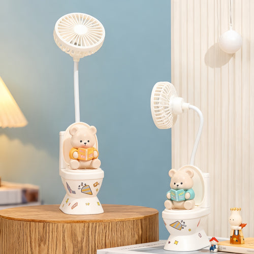 Unisex Creative Table Fan with Processed Design Bowlift