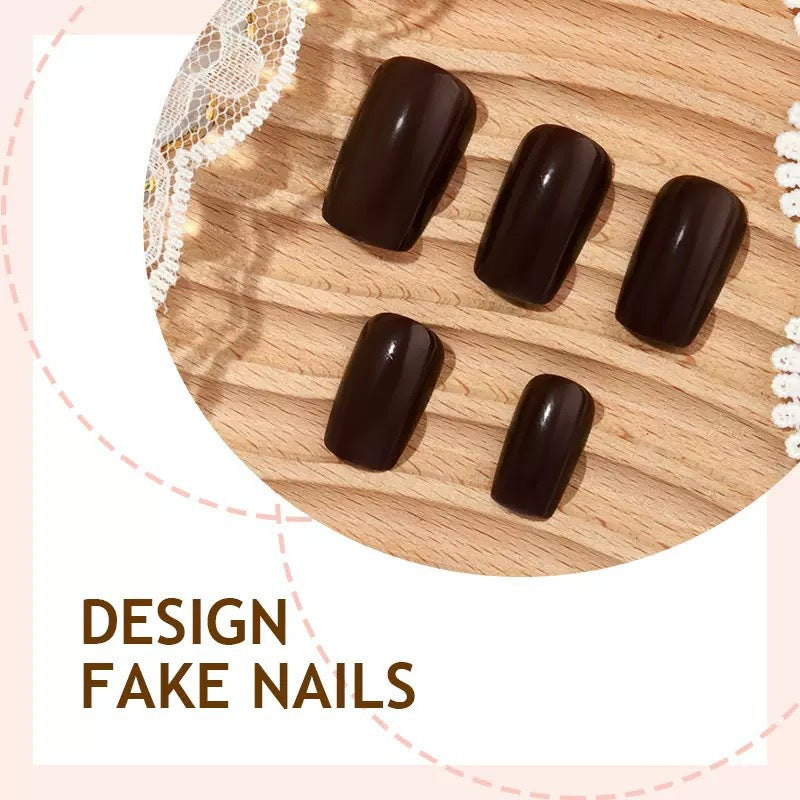 Artificial nail set with elegant high gloss and luxurious finish Bowlift