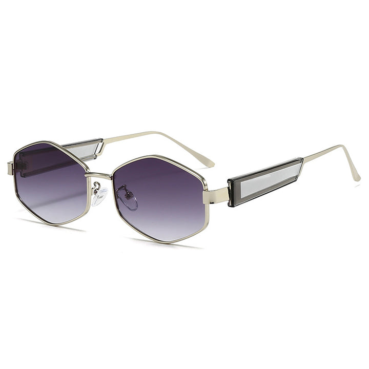 Fashionable Octagonal Frame Sunglasses