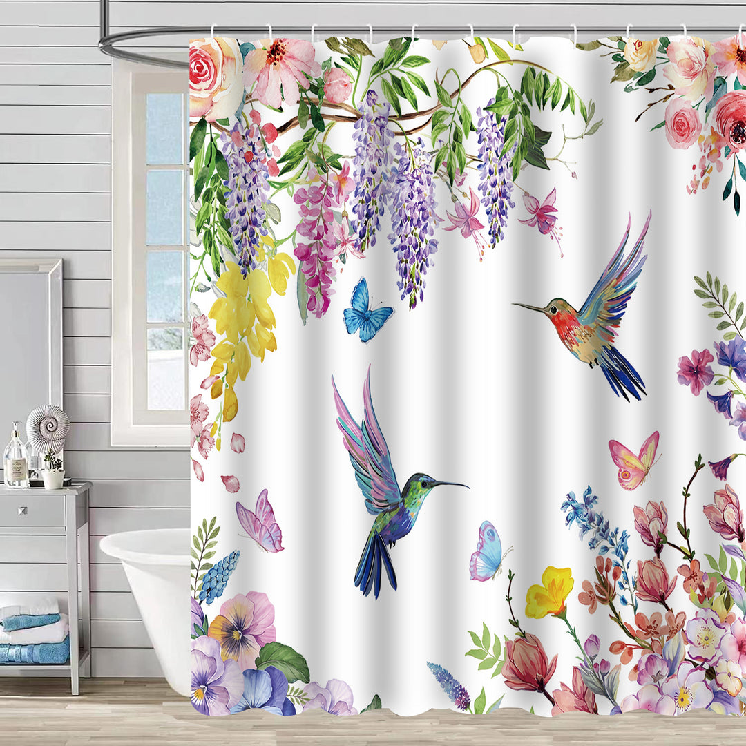 Nature-Inspired Shower Curtain Bowlift