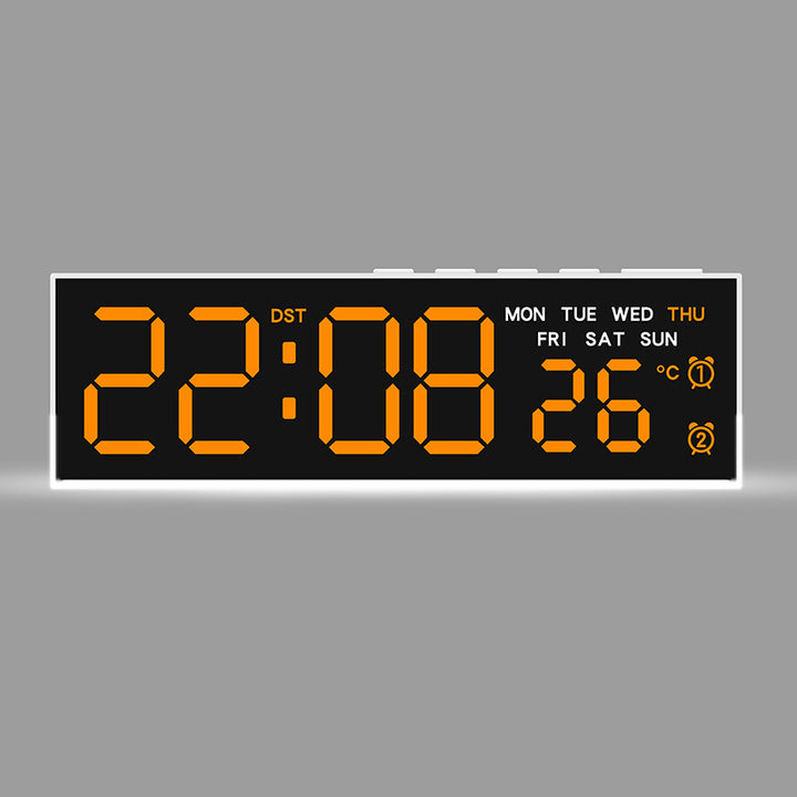 Digital watch with integrated thermometer and weekday display Bowlift