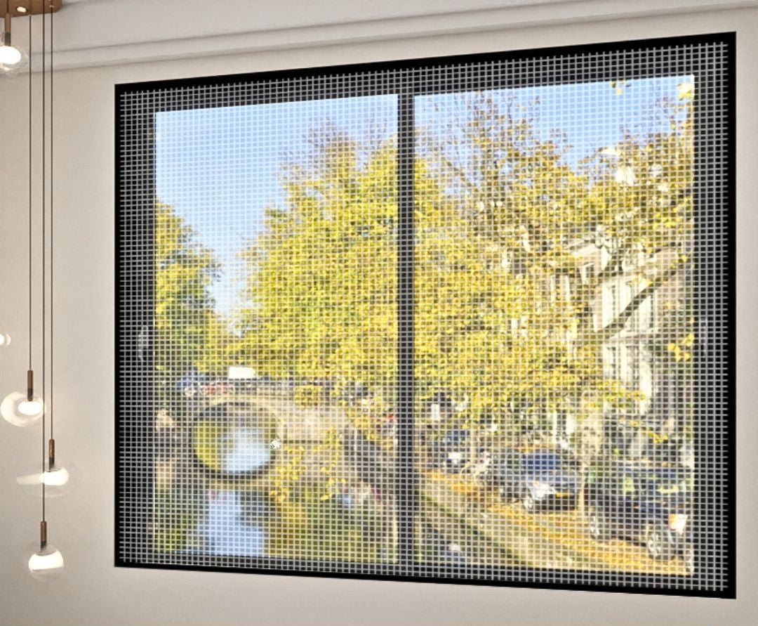 Adjustable Insect Protection Window Screen Bowlift