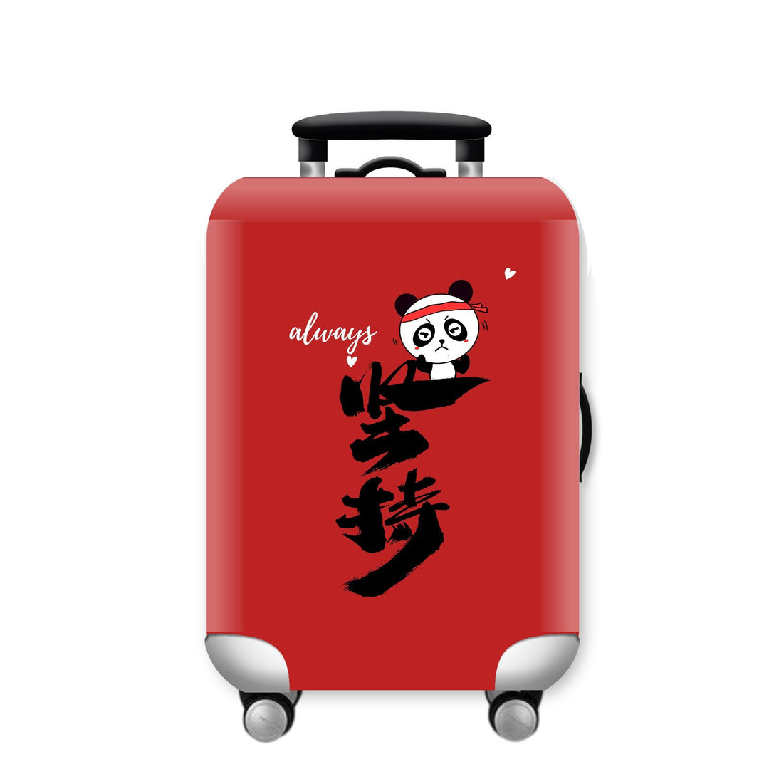 Unisex hard-shell suitcase with funny giraffe design Bowlift