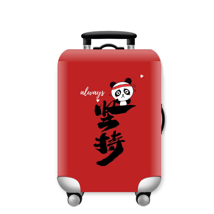 Unisex hard-shell suitcase with funny giraffe design Bowlift