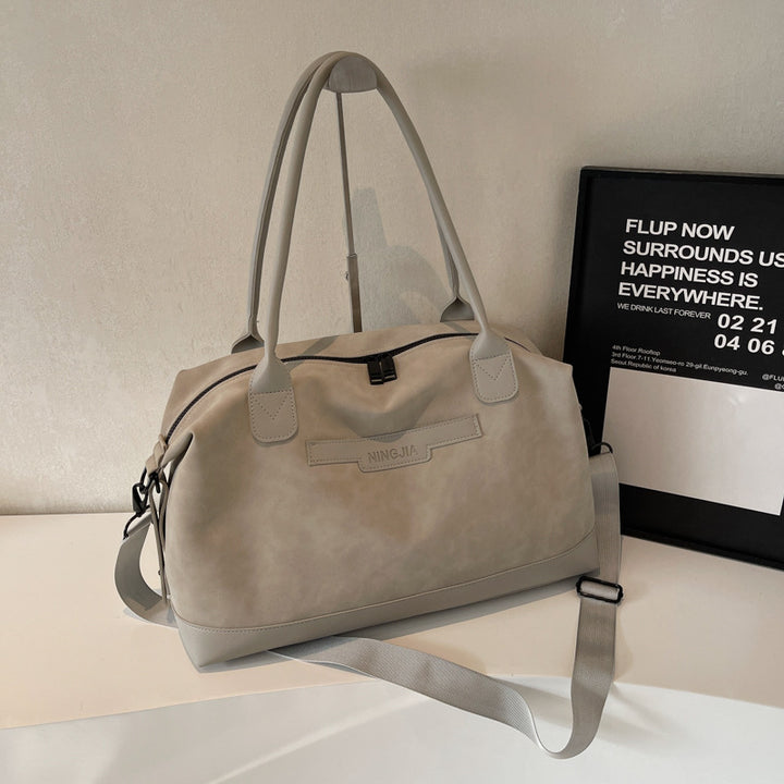Stylish Leather Duffle Bag