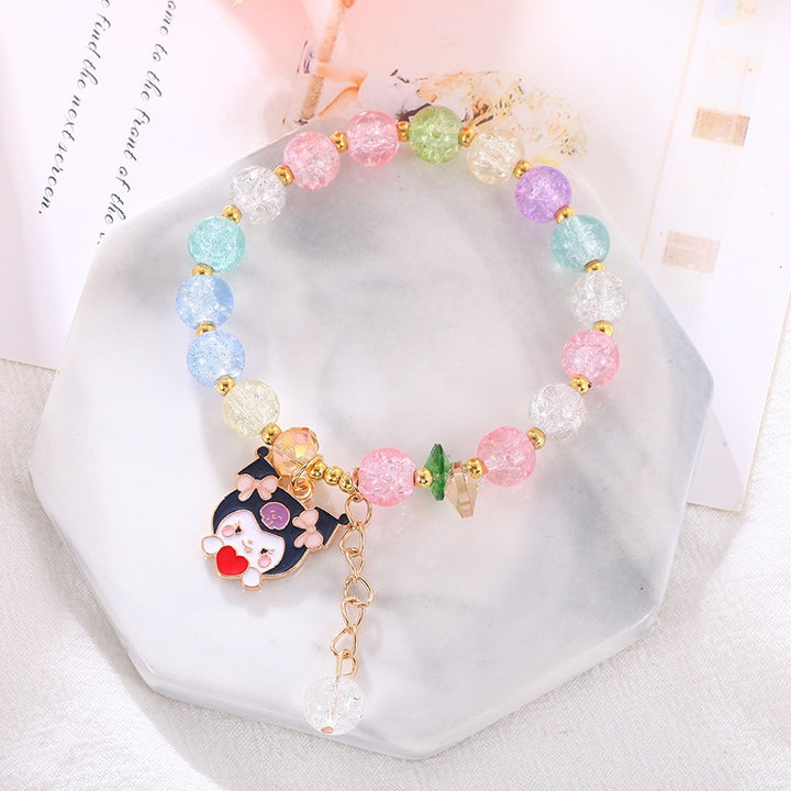 Playful bracelet with colorful glass beads Bowlift
