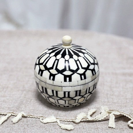 Decorative Lidded Storage Bowl