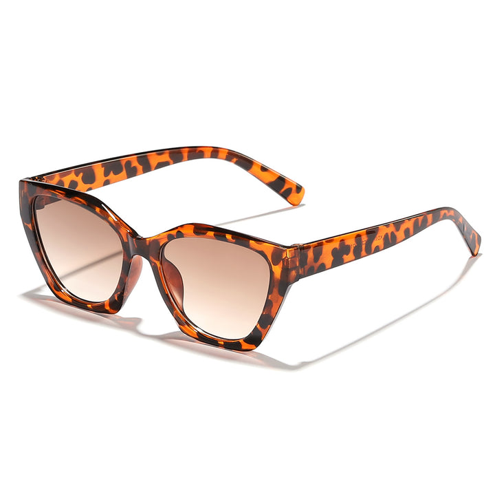Women's geometric sunglasses with modern, hypoallergenic plastic frame Bowlift