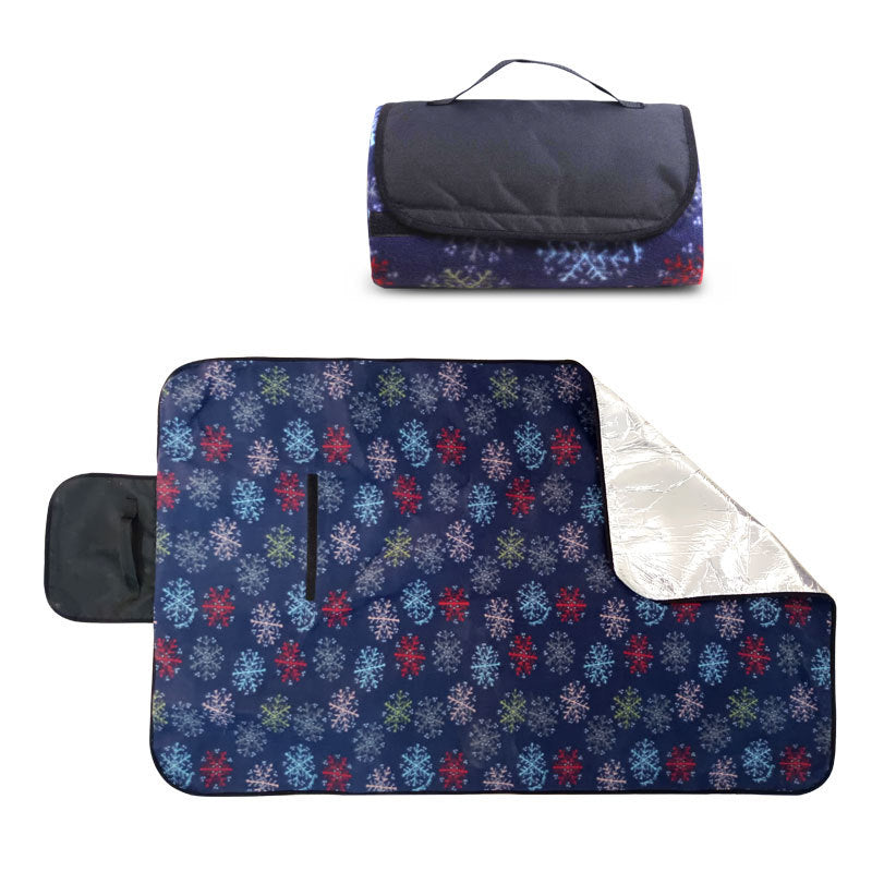 foldable picnic blanket with durable carrying handle Bowlift