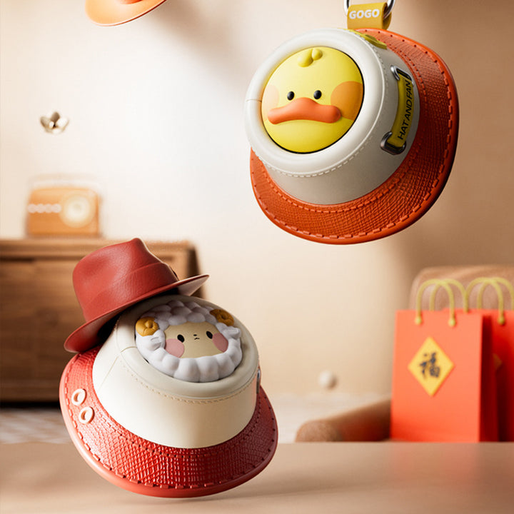 Ladies Portable Mini Fan with Cute Sheep Design Bowlift