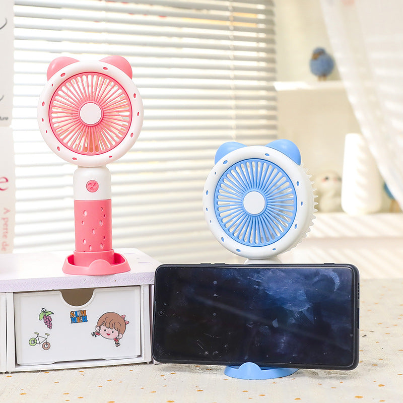 Portable Hand Fan with Animal Design Bowlift
