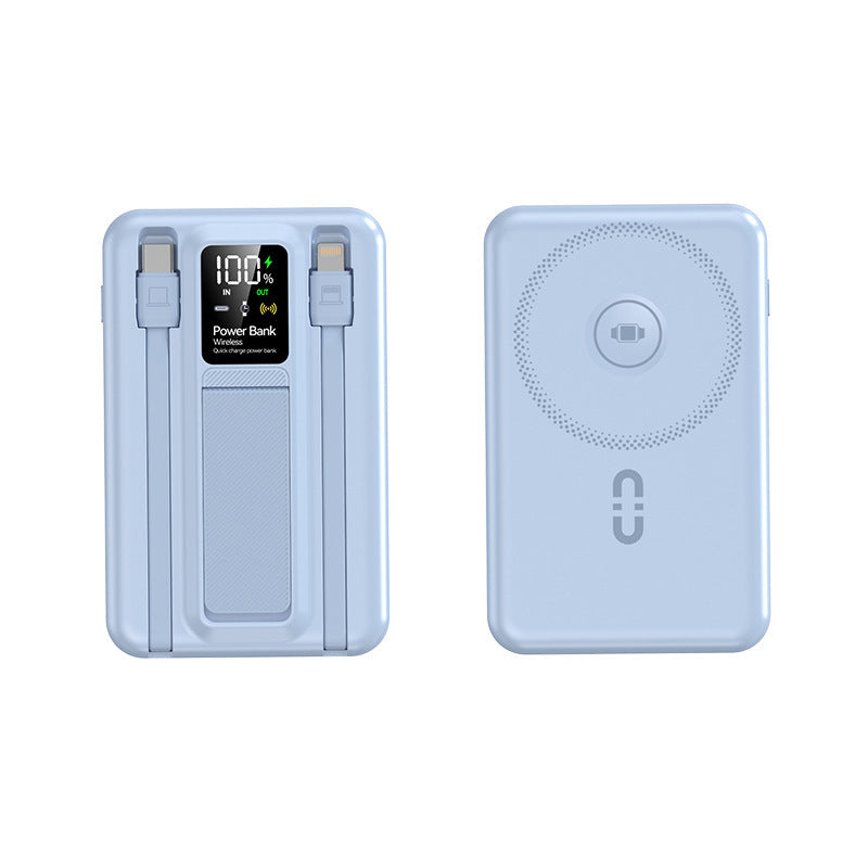 Portable Wireless Power Bank with Integrated Fast Charging Function Bowlift