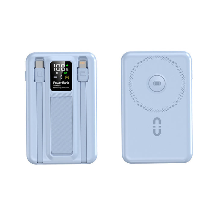 Portable Wireless Power Bank with Integrated Fast Charging Function Bowlift