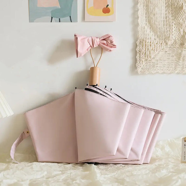 Women's stylish folding umbrella with practical shock protection mechanism Bowlift