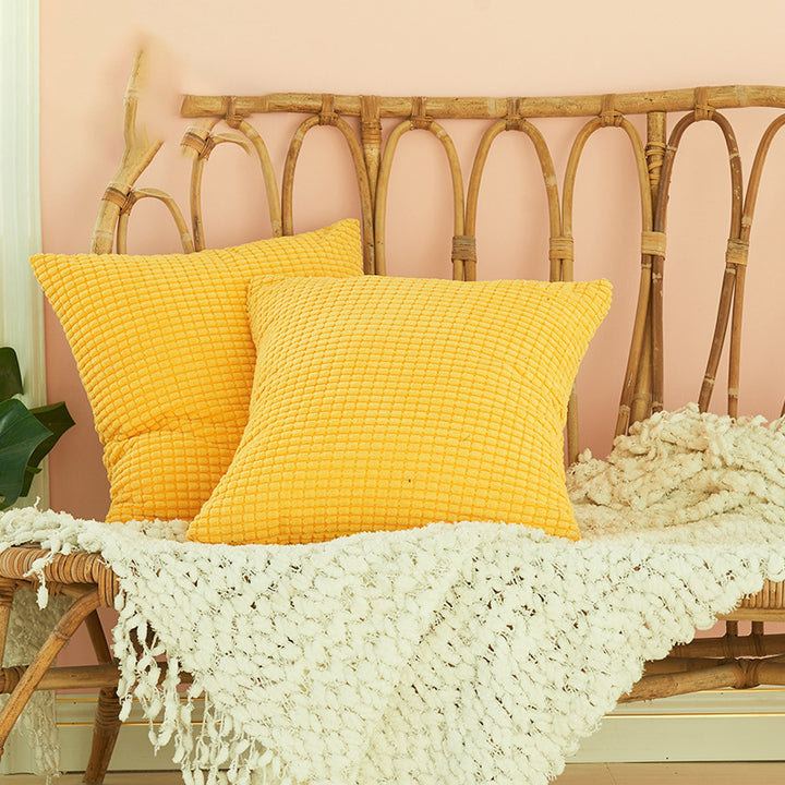 Textured Square Decorative Pillow