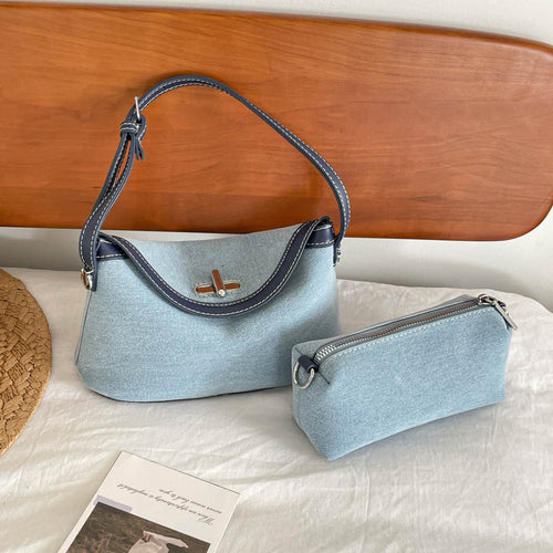 Stylish Soft Fabric Crossbody Handbag Bowlift