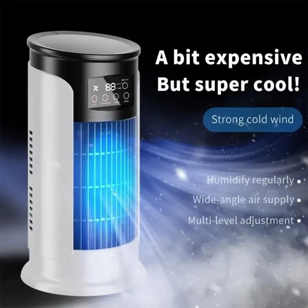 Unisex One Size Portable Tower Evaporative Personal Air Conditioner with LED Digital Touch Display Smart Timer Bowlift