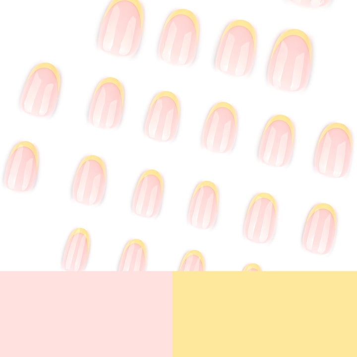 Elegant Nail Art in Modern French Tip Design Bowlift