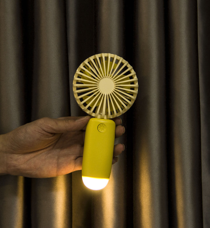 Portable LED Handheld Fan Bowlift