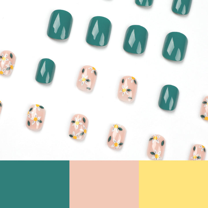 Artful nail art with delicate floral designs Bowlift