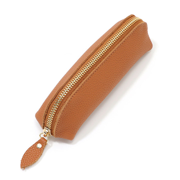 Sleek Leather Pencil Case Bowlift