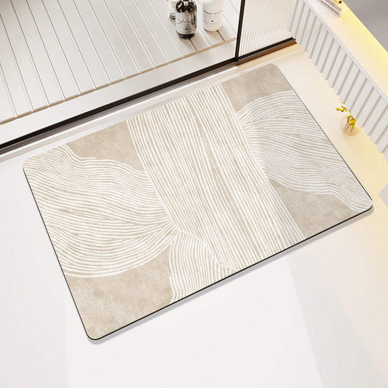 Artistic Cat-Themed Bath Mat Bowlift