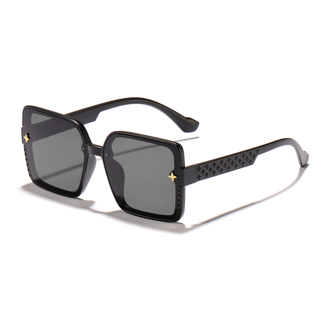 Women's fashionable square sunglasses with embellished frame Bowlift