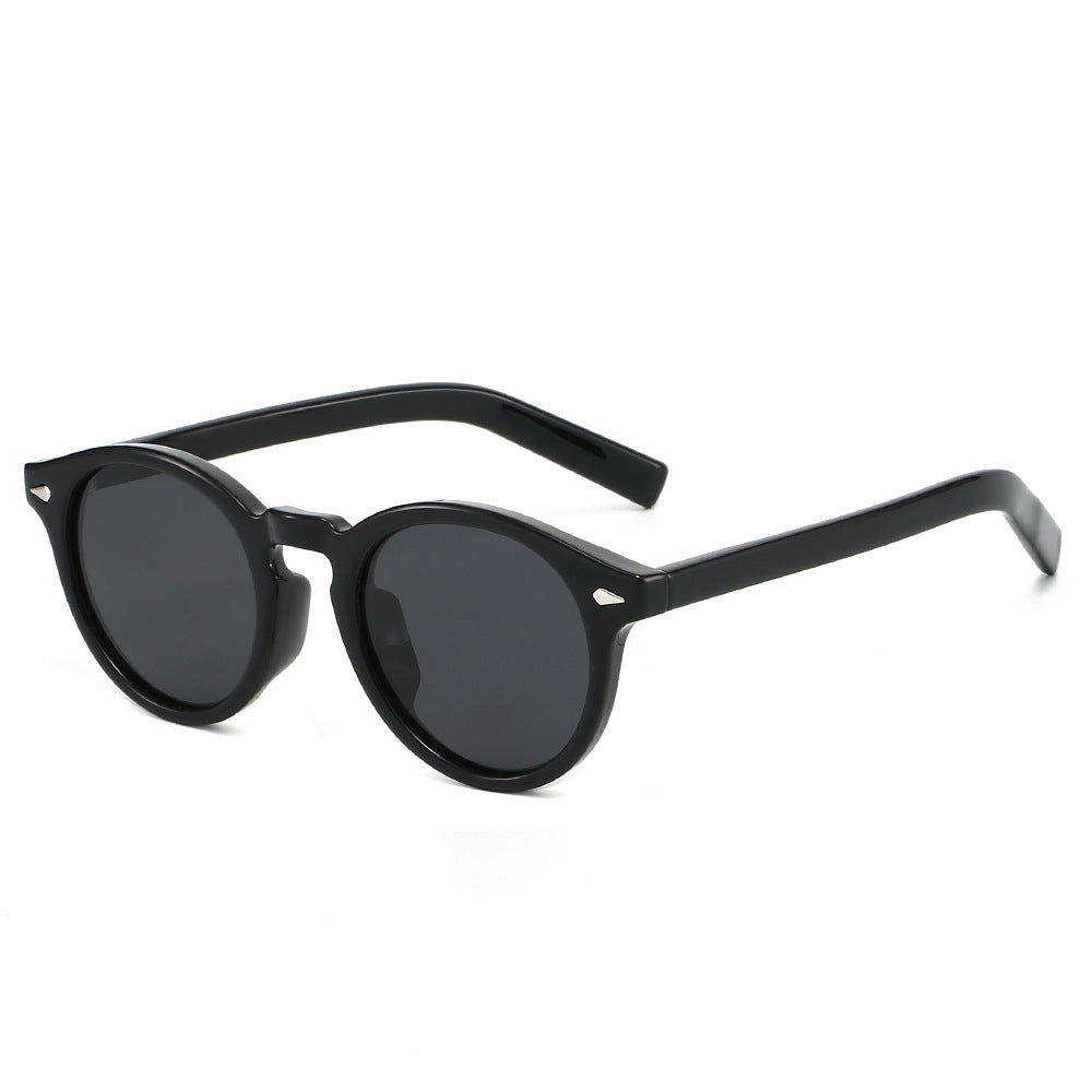 Women's fashionable sunglasses with transparent frame and yellow lenses Bowlift