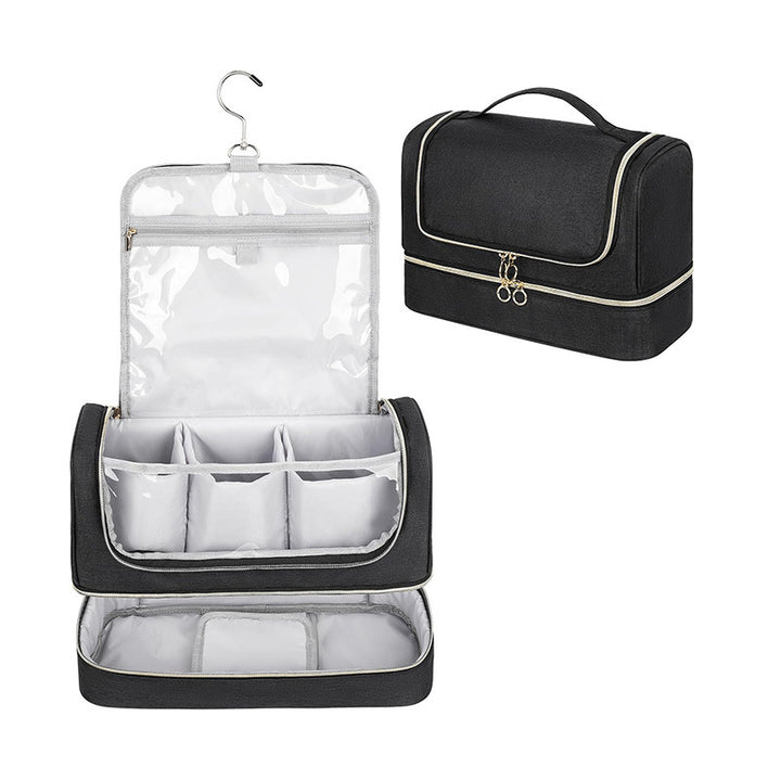 Cosmetic storage bag with modular compartments Bowlift