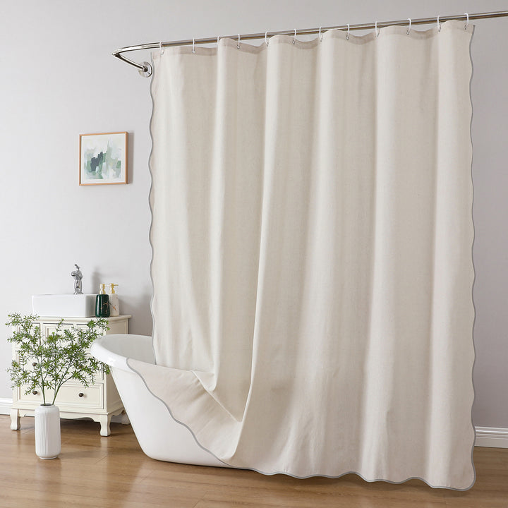 Modern Minimalist Shower Curtain Bowlift