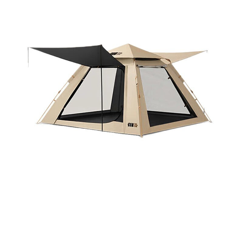 Multifunctional Camping Tent with Sun Protection Canopy Bowlift