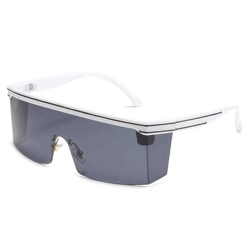 Women's Sporty Sunglasses with Futuristic Design and Unobstructed Field of View Bowlift