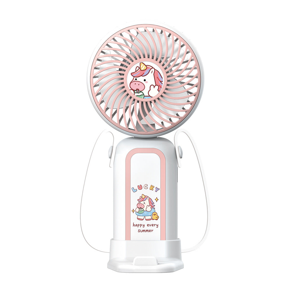 Women Portable Hand Fan with Funny Monkey Design Bowlift