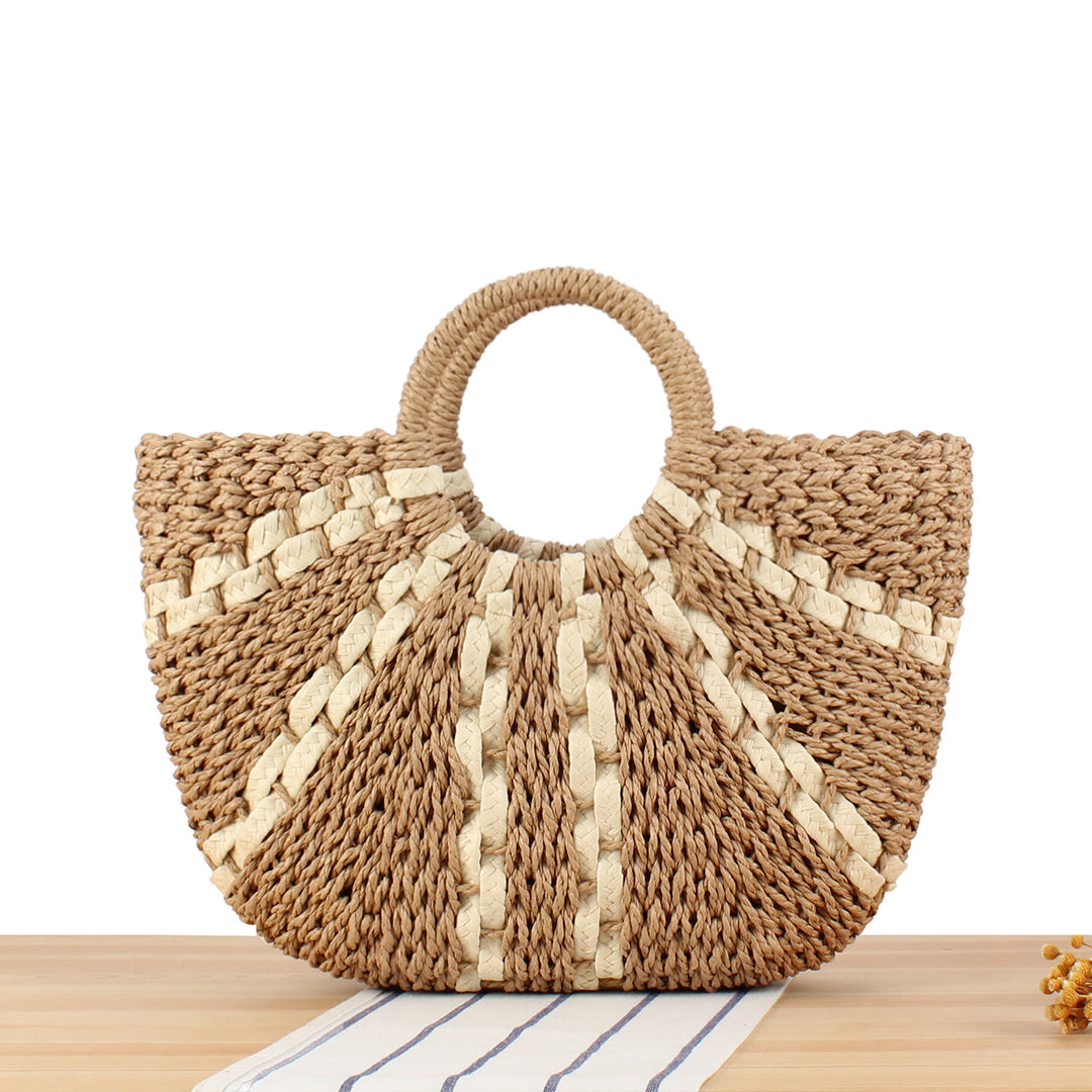 Tote bag with handcrafted weave Bowlift