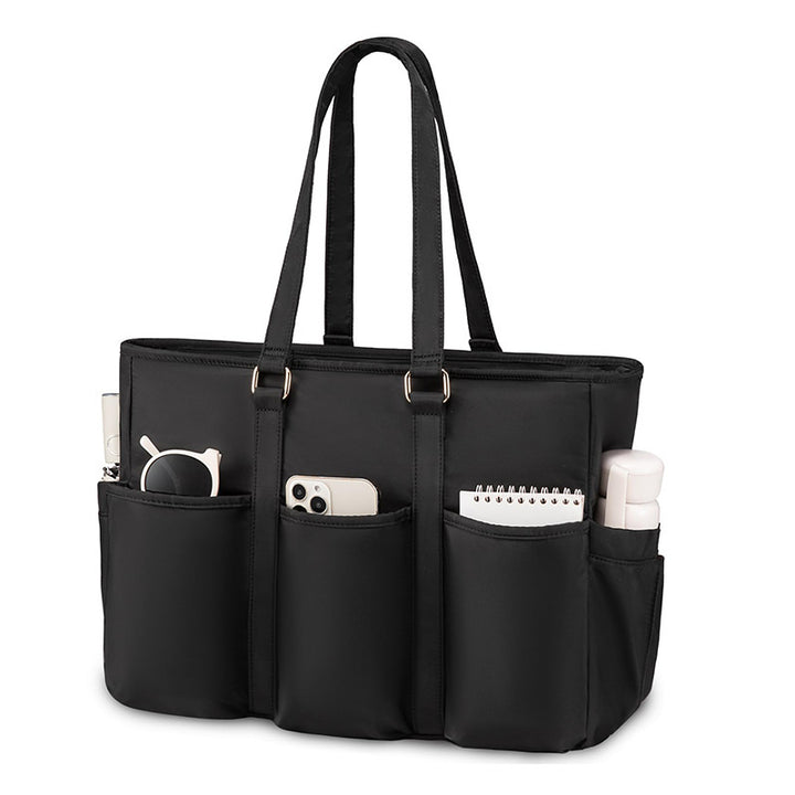 Organizer Handbag with Practical Exterior Pockets Bowlift