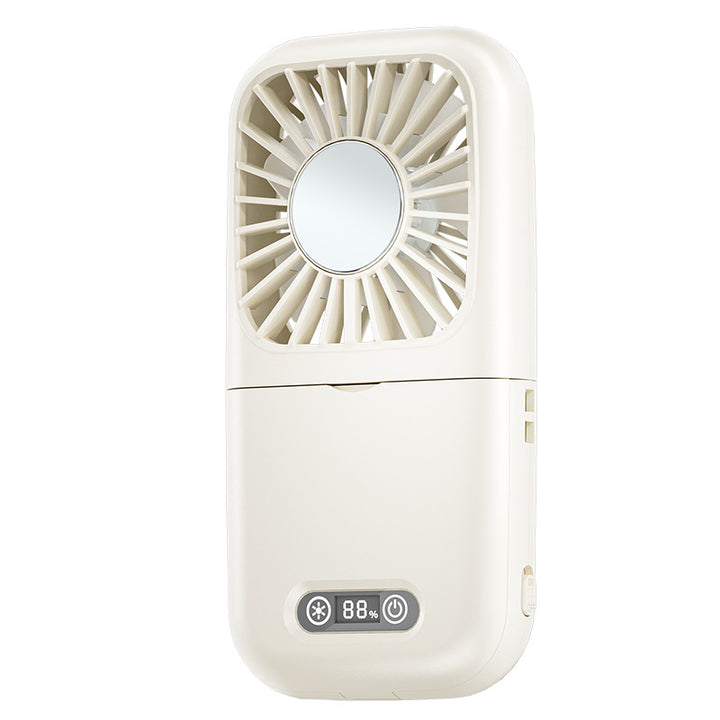 Unisex Portable Handheld Cooling Fan with LED Display Bowlift