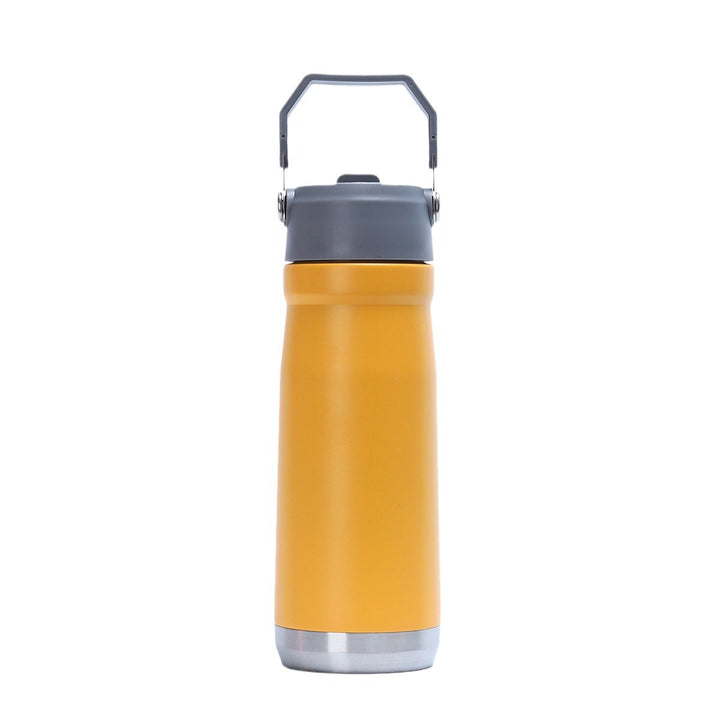 Women's Practical Insulated Drinking Bottle with Foldable Carry Handle Bowlift
