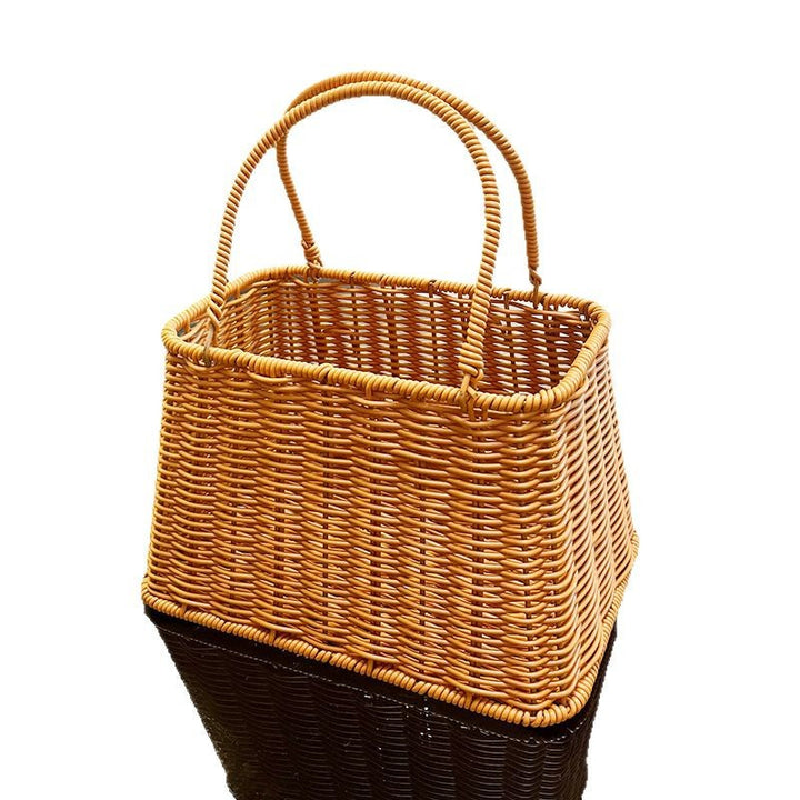 Handwoven Decorative Storage Basket Bowlift