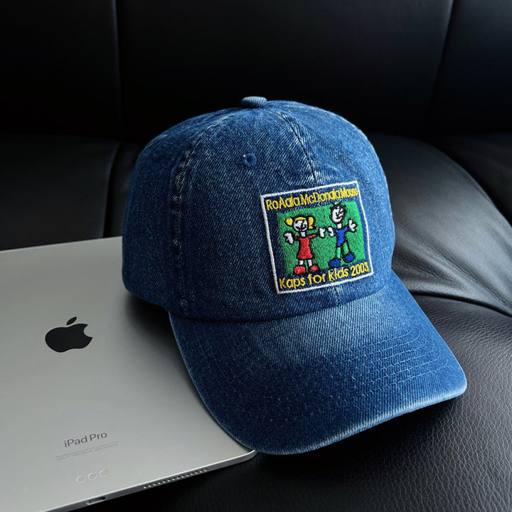 Vintage Graphic Denim Cap