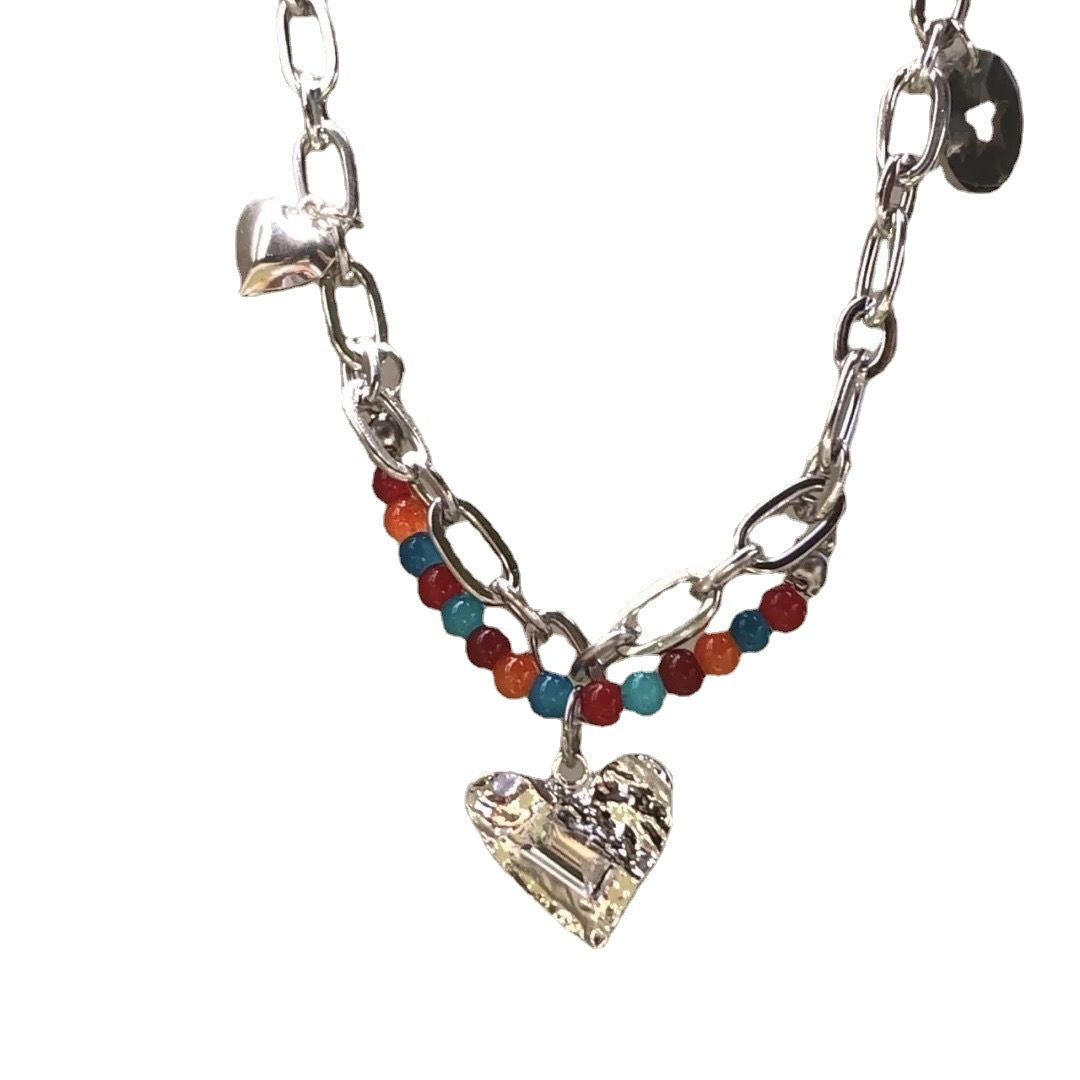 Artistic Beaded Necklace Bowlift