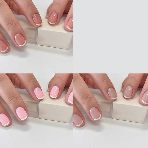 Professional French Tip Nail Set Bowlift