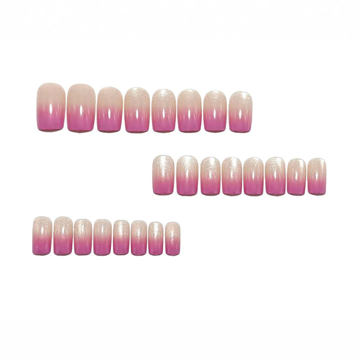 Artificial nails with ombre finish Bowlift