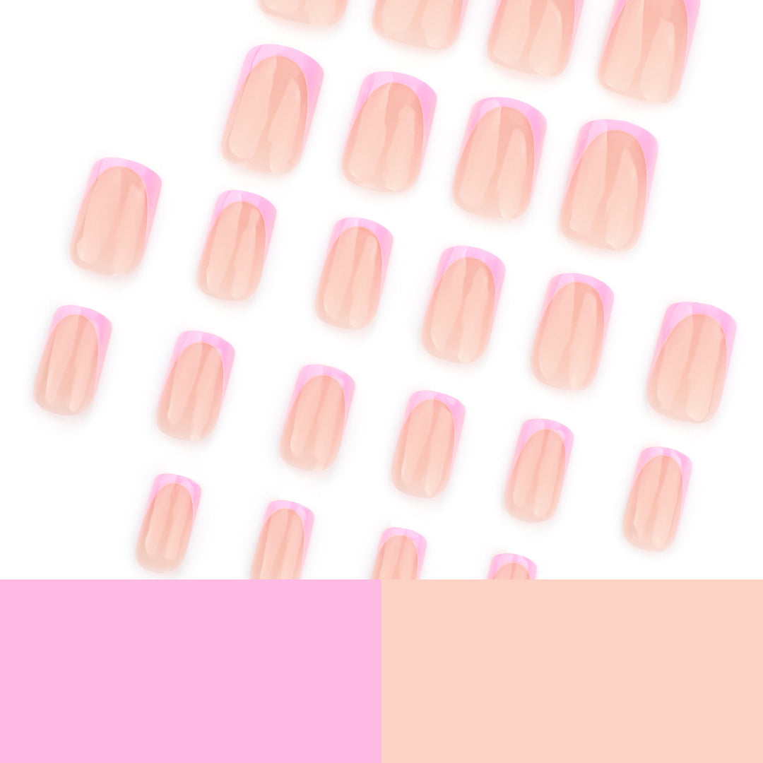 Artful Nail Art with Elegant French Tip Accents Bowlift