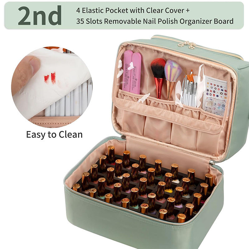Cosmetic organizer bag with multifunctional compartments Bowlift