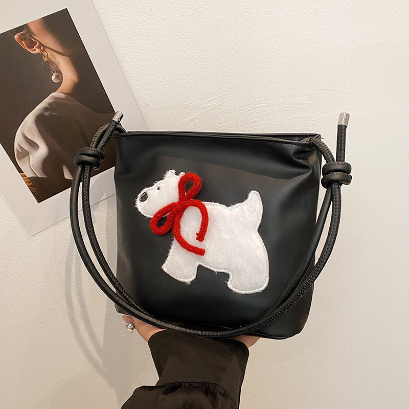 WoCute Teddy Bear Patch Handbag Bowlift