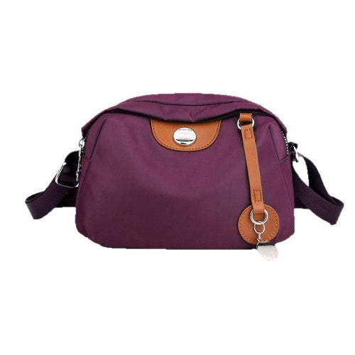 Shoulder bag with adjustable shoulder strap and clear compartment system Bowlift