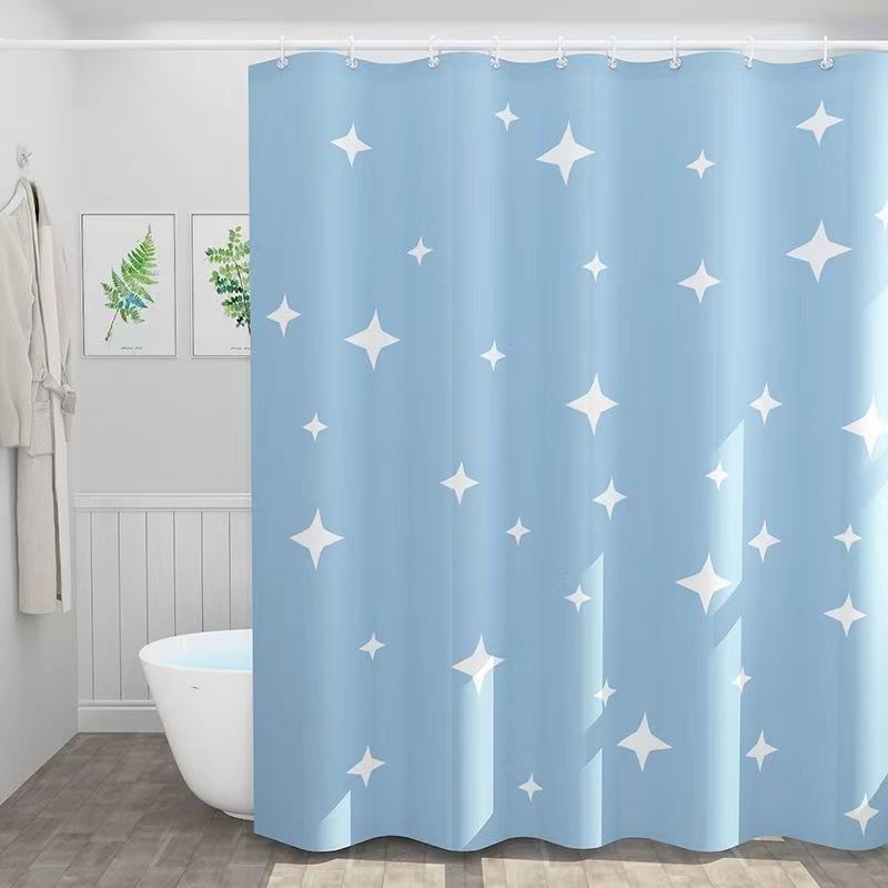 Starry Sky Shower Curtain Bowlift